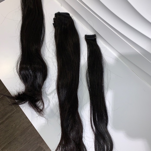 Dark Brown/ Black Clip on Hair Extensions